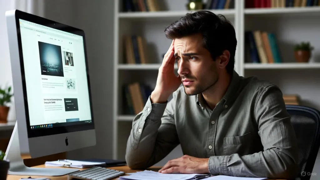 Dueño de negocios perdiendo clientes
