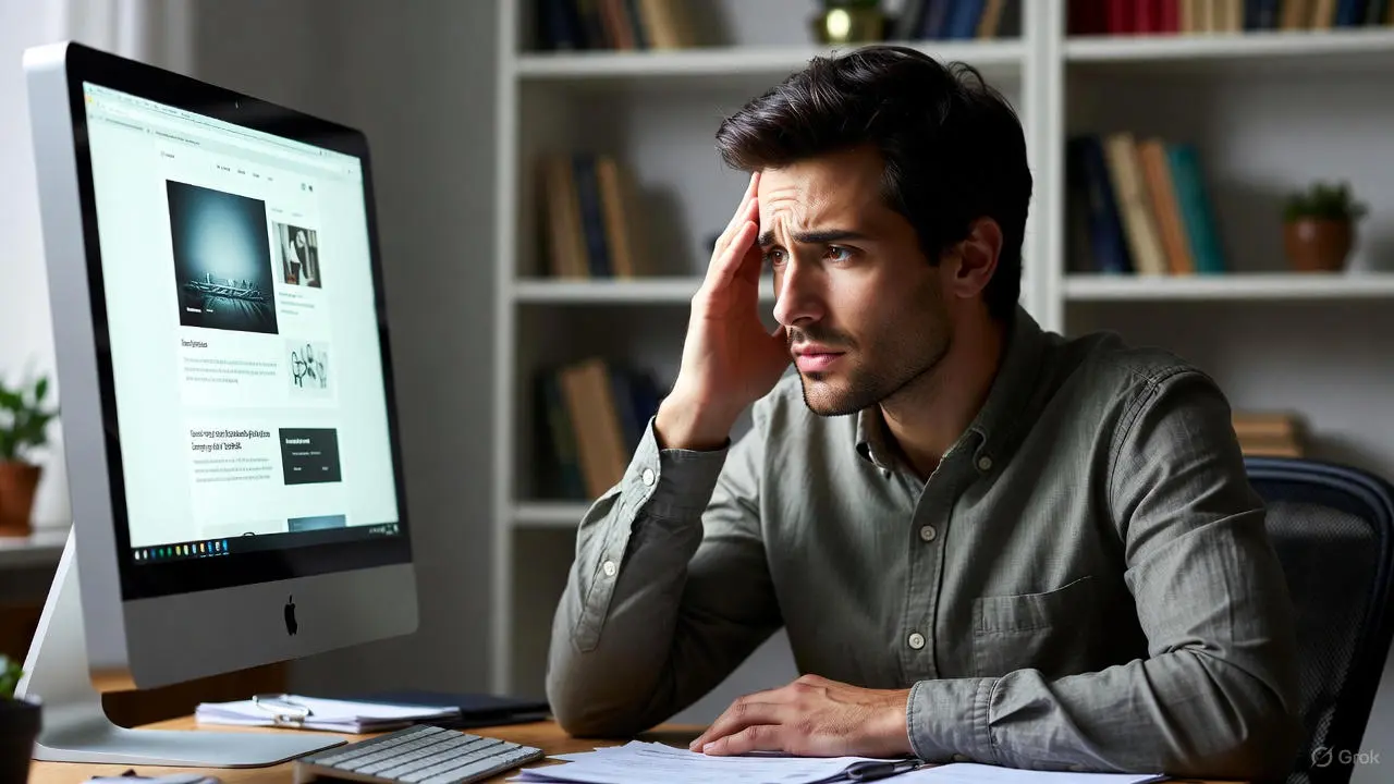 Dueño de negocios perdiendo clientes